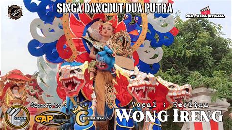 Viralwong Ireng Voc Herlina Singa Dangdut Dua Putra Show Desa