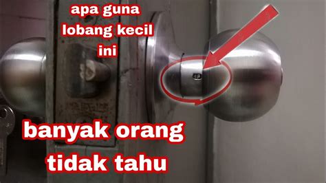 Cara Membuka Dan Memasang Kunci Pintu Tombol Diy Tutorial Cara