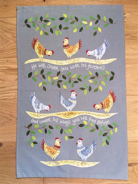 Under His Wings Kitchen Towel Ben And Hannah Dunnett Usa