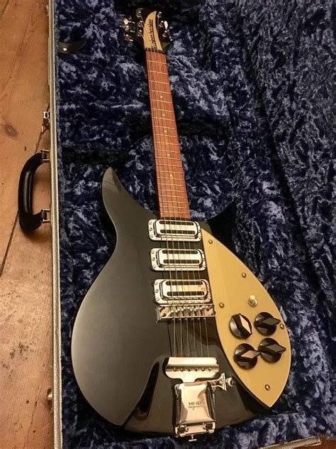 2009 Rickenbacker 325 C58 Jetglo Black John Lennon Rare In