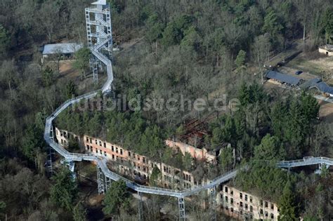 Luftbild Beelitz Ruine Des Ehemaligen Klinik Und Krankenhaus