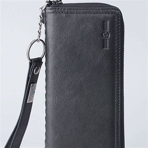 Genuine Leather Mens Cool Long Leather Wallet Zipper Clutch Wristlet W Iwalletsmen