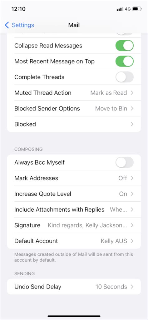 How To Add An Email Signature On Your Iphone Puro Design