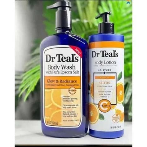 Dr Teals Body Care Set Bath Ml Lotion Ml Scrub G