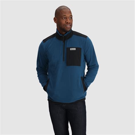 Mens Trail Mix Quarter Zip Pullover Outdoor Research