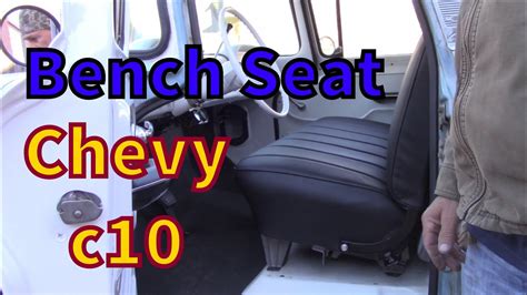 Install Bench Seat Chevy C10 Youtube