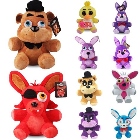 Fnaf Five Nights At Freddys Peluche Juguete Foxy Chica Bonnie Golden Freddy Oso Conejo Shopee