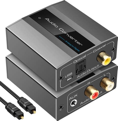 Camway Convertisseur Audio Num Rique Vers Analogique Extracteur Audio