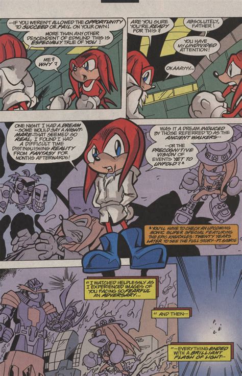 Read Online Knuckles The Echidna Comic Issue 25