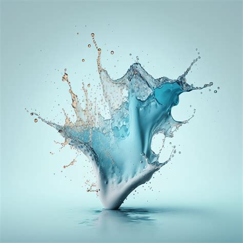 Premium AI Image Ai Generated Illustration Splash Of Milk