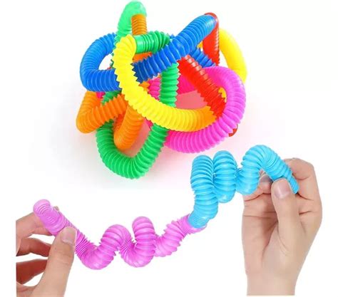 Pop Tube Tubo Mini Sensorial Juguete Souvenir Fidget Toy X12 En Venta