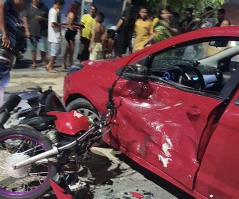 Notícias Motociclista Fica Gravemente Ferido Após Ser Atingido Por Ford Ka Em Avenida Do