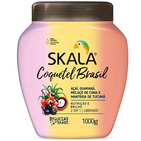 Creme Capilar Skala 1kg Coquetel Brasil 2 Em 1 Liberado Co Wsah