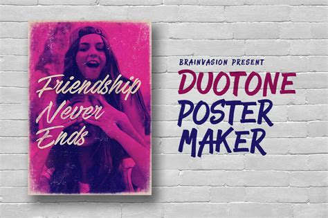 Duotone Poster Maker ~ Photoshop Add-Ons ~ Creative Market