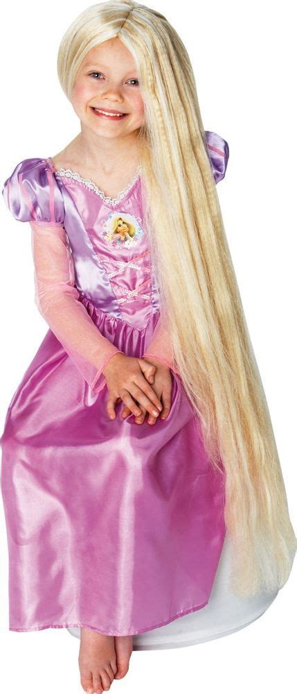 Peluca De Rapunzel Que Brilla En La Oscuridad Tus Princesas Disney