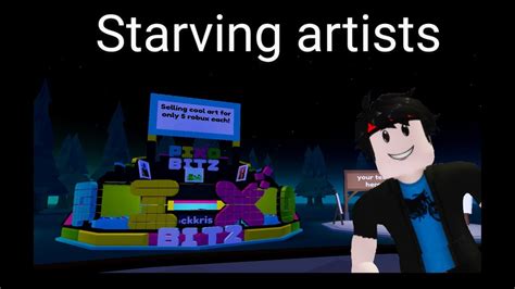 Playing Roblox Starving Artists Youtube