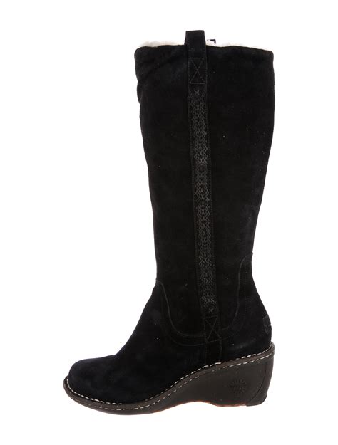 Ugg Australia Knee High Wedge Boots Shoes Wuugg22726 The Realreal