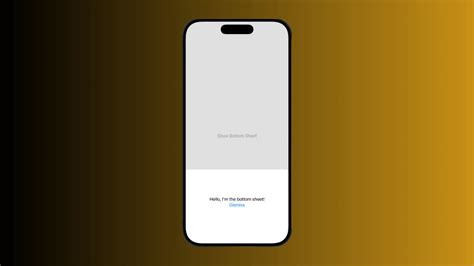 How To Create Bottom Sheet In Ios Swiftui Coding With Rashid