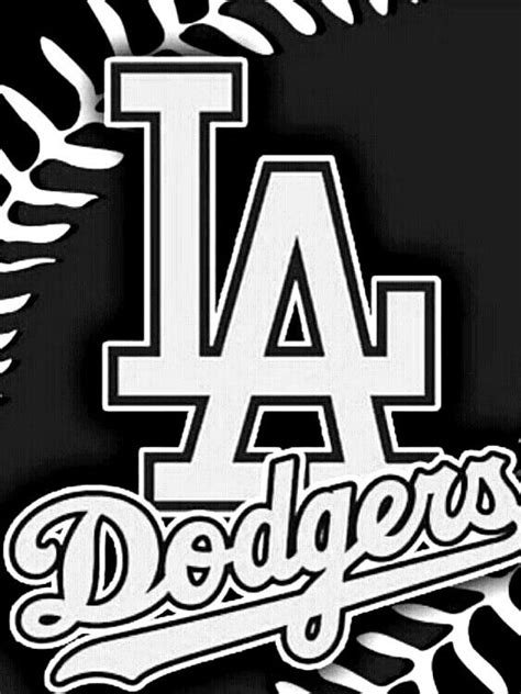 Mlb los angeles dodgers logo stencil – Artofit