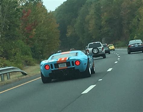 [Ford GT] Ford GT with a gulf livery : spotted