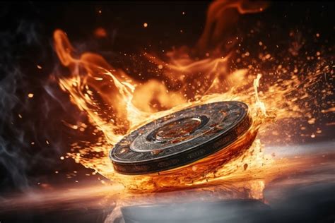 Hockey Hot Puck Generate Ai