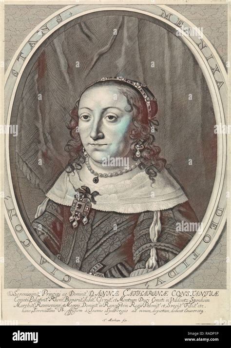 Portrait Of Anna Catharina Constance Countess Palatine Of Palatinate