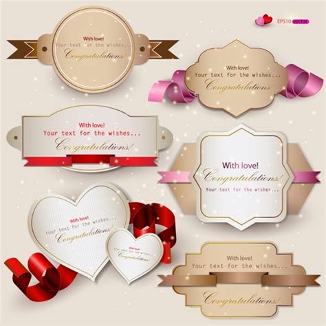 Set Of Cute T Cards Vector 03 Free Download