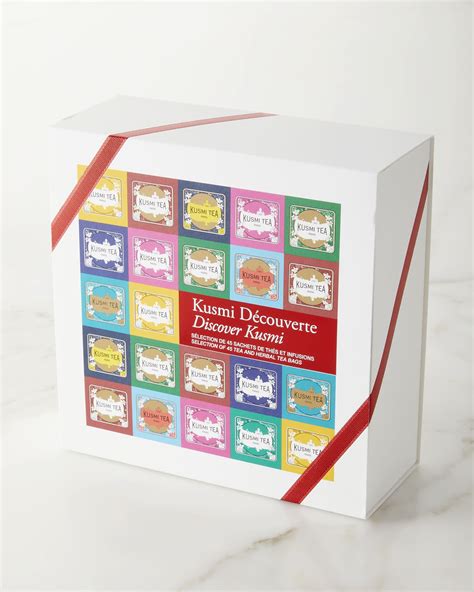 Kusmi Tea Discover Kusmi Tea Gift Set - 45 Enveloped Tea Bags (3.38oz ...