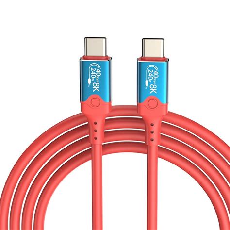 Usb4 Full Data Cable Laptop Type C Data Transmission Cable Pd240w Fast Charging Cable