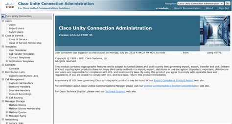 Cisco Call Handler With Cisco Unity Connection Messaging Sysops