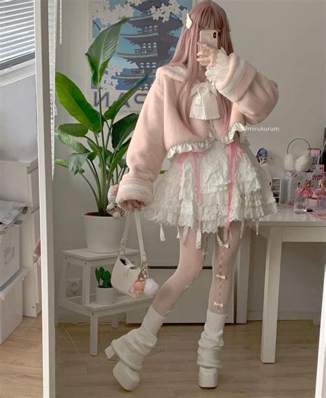 Mieu Mirukurum Kawaii Outfit Ideas Pink Outfits Kawaii Clothes