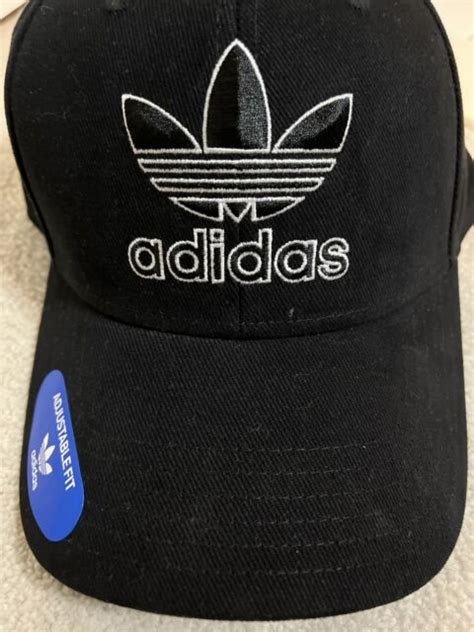 Adidas Originals Trefoil Icon Outline Adjustable Snapback Cap Hat