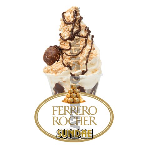 Ferrero Rocher Sundae Catering Signs Uk
