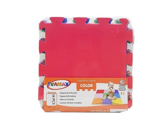 EVAMAX Tapete Borracha EVA Color 28x28cm 8mm