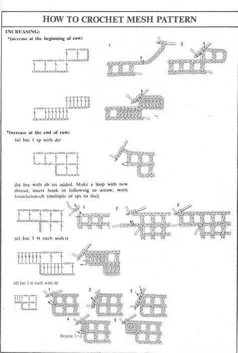 Filet Crochet – Increase/Decrease | Crochet patterns filet, Filet ...