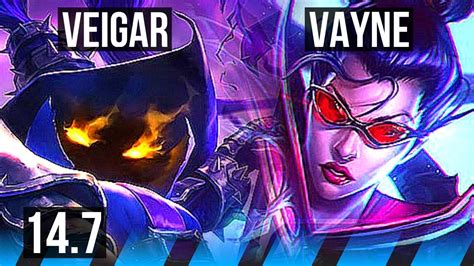 VEIGAR Vs VAYNE MID Rank 6 Veigar 6 1 7 NA Challenger 14 7