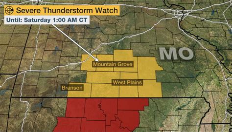 The Weather Channel On Twitter New A Severe Thunderstorm Watch Has