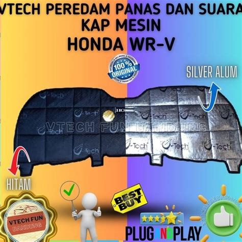 Jual Vtech Peredam Panas Dan Suara Kap Mesin Honda Wrv Hitam