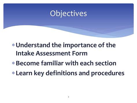 Ppt The Intake Assessment Form Fy15 Powerpoint Presentation Free Download Id2117569