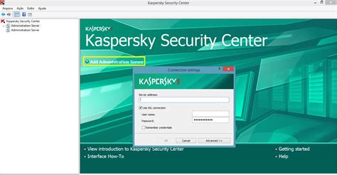 Instalando O Kaspersky Security Center Management Purainfo