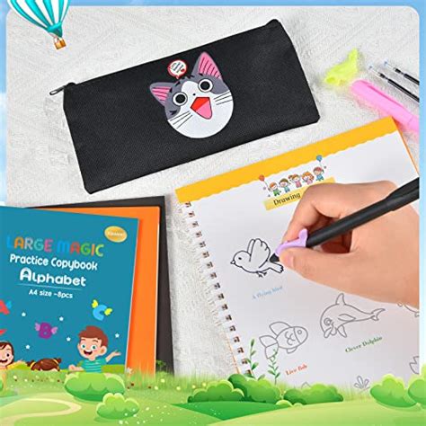 4 Pack Large Magic Practice Copybook For Kidsreusable Handwriting