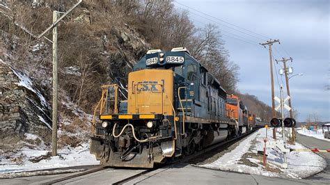 Trains Along The Csx River Line Youtube