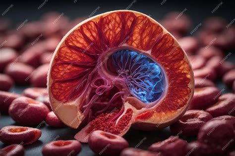 Premium Ai Image Diagram Showing Human Kidney Anatomy Healthy Spleen