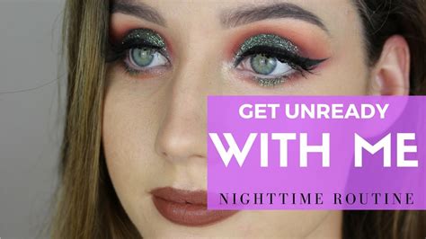 Get Unready With Me Night Time Routine Alison Mcfarland Youtube