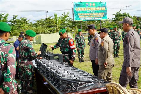 Kodim 1019 Ktg Gelar Apel Kesiapan Pengamanan