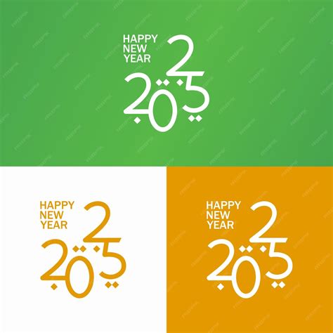 Premium Vector | 2025 new year design