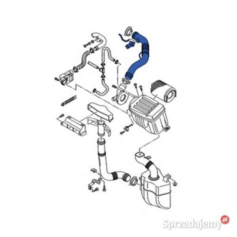 Przewód rura filtra powietrza odma Vw Jetta Caddy III 1 6 Włocławek