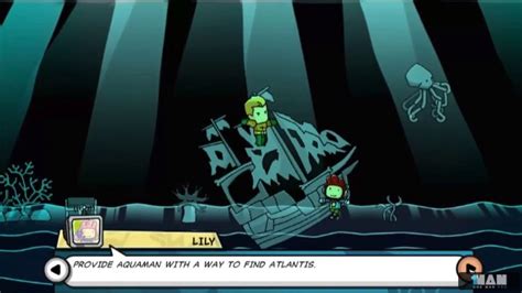 Scribblenauts Unmasked Gameplay Walkthrough Aquaman Origin Story Hd