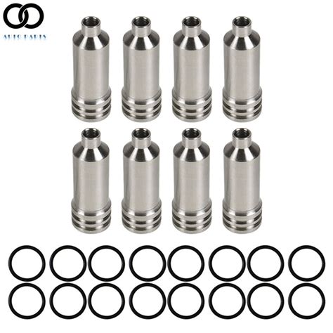 8Pcs Injector Cup O Rings For 2001 2004 Chevy GMC 2500 3500 Lb7