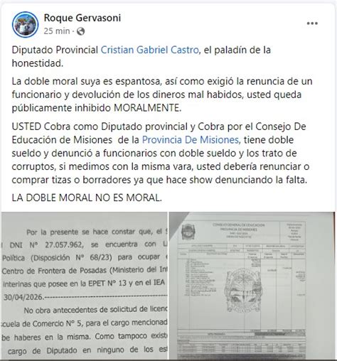 Acusan De Doble Moral Por Cobrar Dos Sueldos A Legislador Que Exige